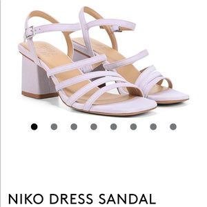 Naturalizer Niko Dress Sandal in Iced Lilac. NWT, size 9, regular width.